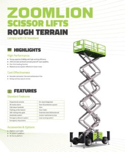 Diesel Rough terrain micro scissor lift jlg genie sckyjack dingli zoomlion sinoboom china indoor battery powered scissor small maintenance construction service amc spare parts electric scissor 4 6 8 10 metes working height lightweight