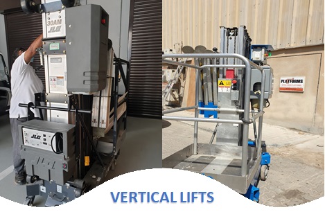 vertical lift genie awp series ac power awp40s mast boomlift