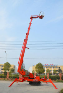 spiderlift indoor jlg genielift crawler crane crawlermount rubber tracks maintenance facility management teupen jlg x23j x20j x26j x33j leo23gt easylift palazzani falcon boomlift scissor lift vertical lift